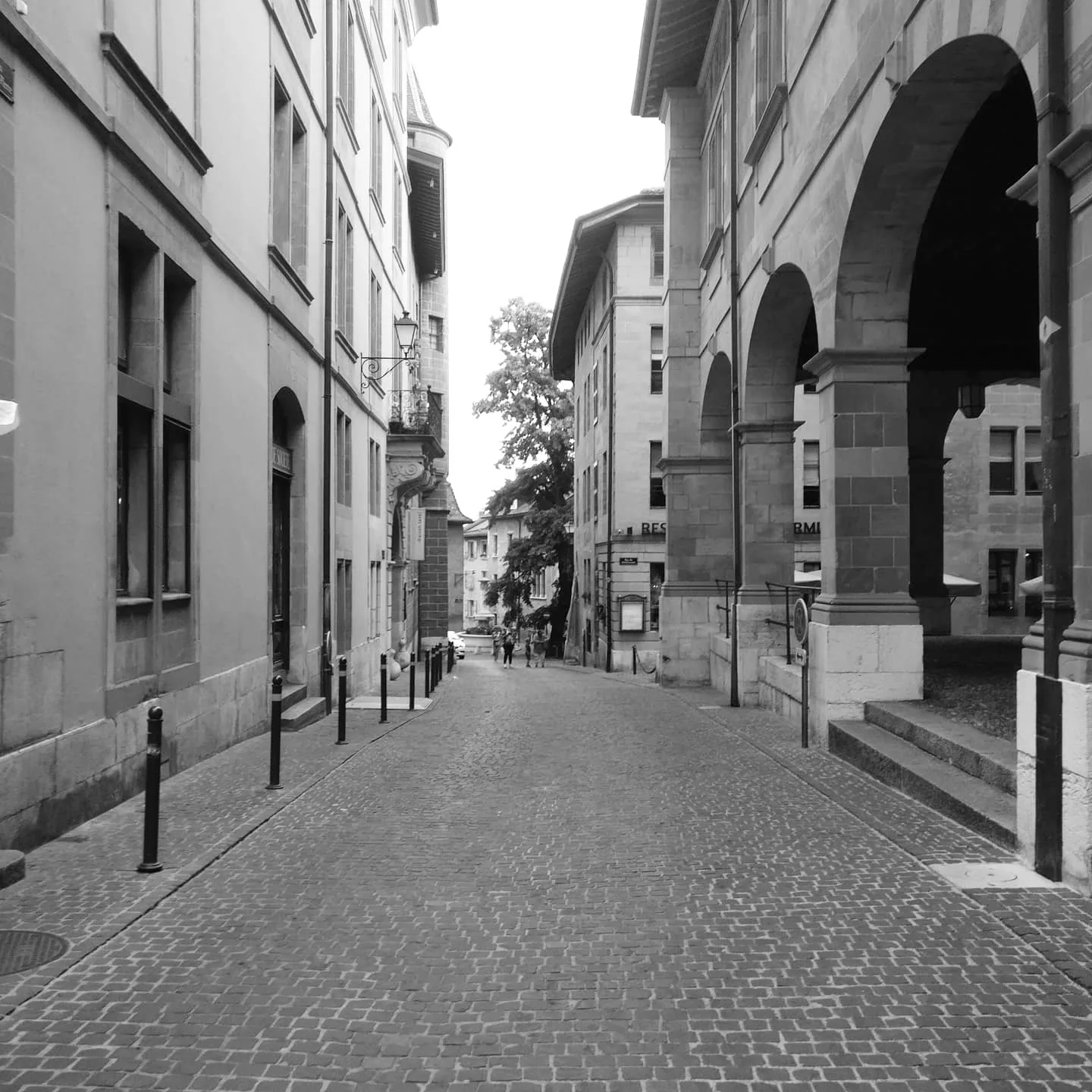 Blick in die Genfer Altstadt